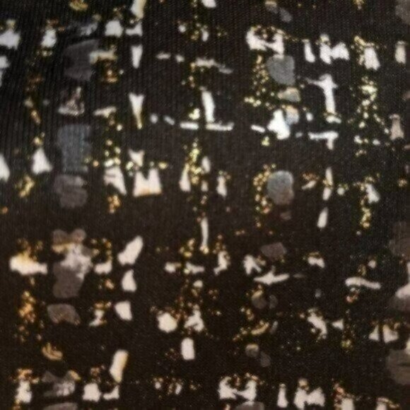 NWOT Chico's Foil Mix Ponte Jacket - Black - Picture 3 of 5